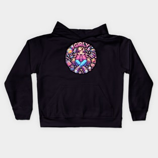 Girly Things Kids Hoodie